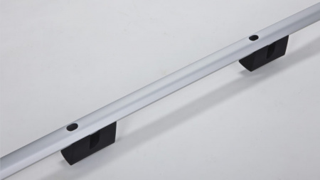 Рейлинги Сan Auto (OPVI.73.1504) Crown L3 Silver в штатные места для Opel Zafira Life Длинная База I 2019+ от магазина ФаркопРос